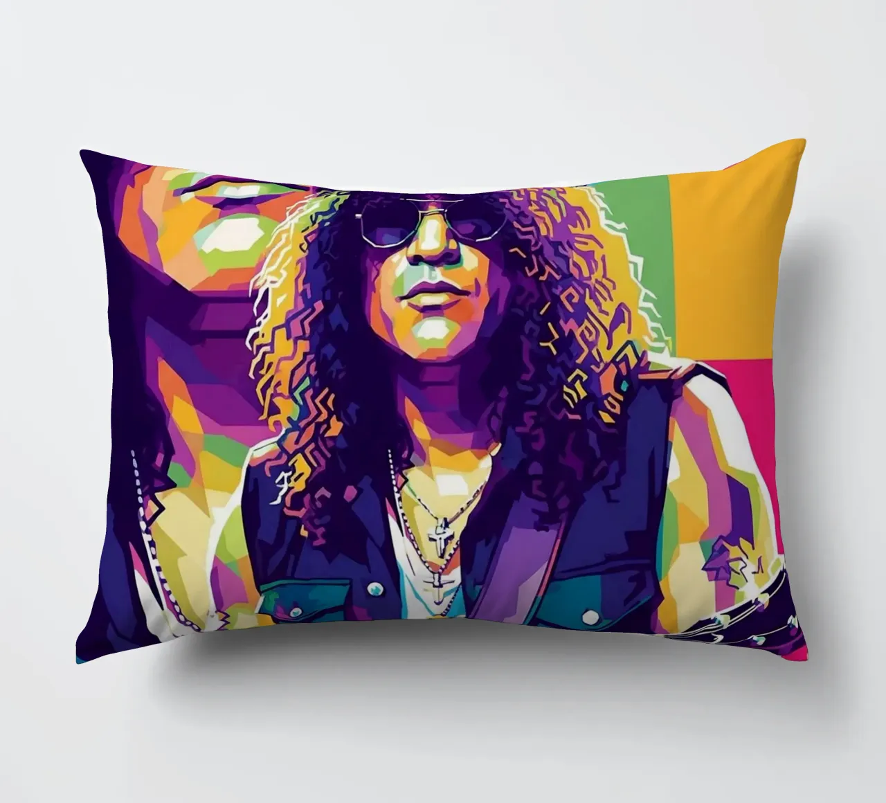 Slash - WPAP art style (5) cuscino da Hantamrata