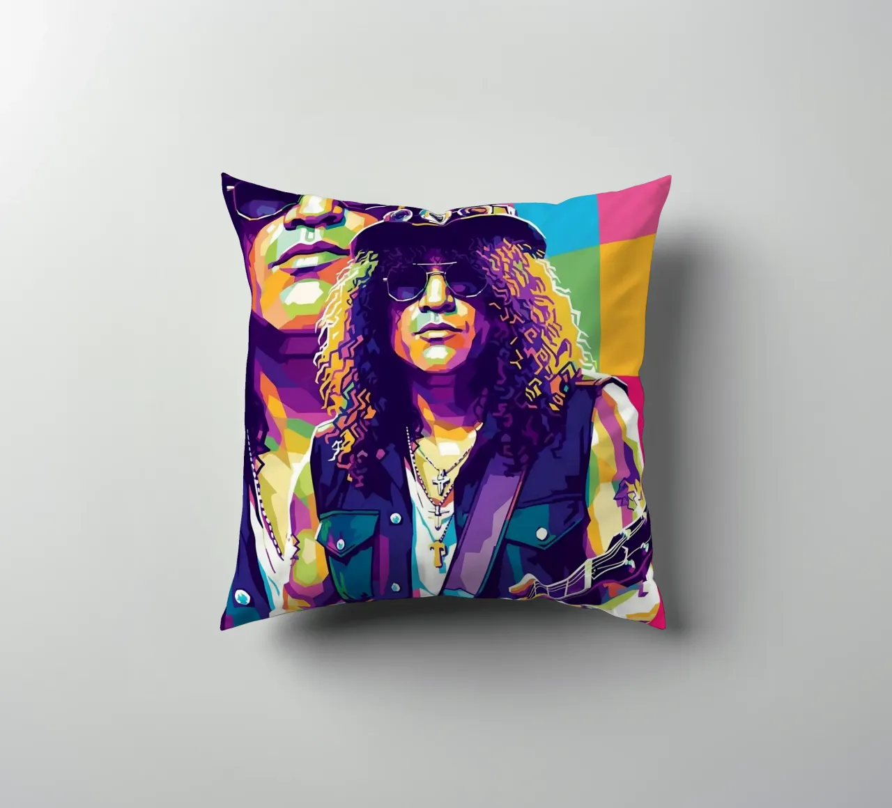 Slash - WPAP art style (5) cuscino da Hantamrata