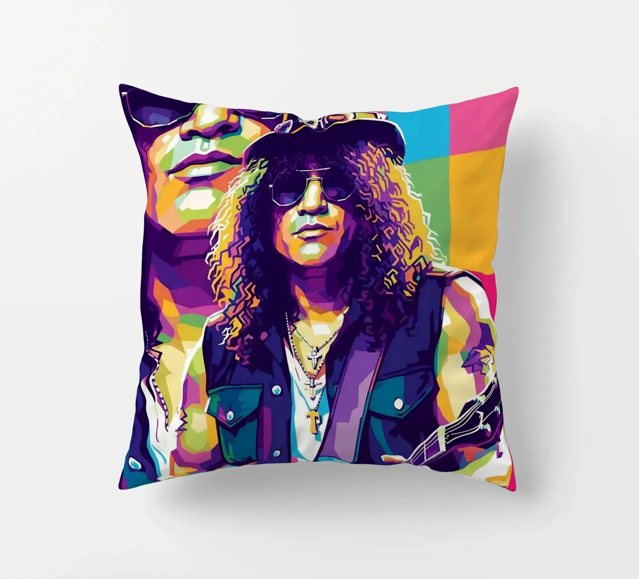 Slash - WPAP art style (5) cuscino da Hantamrata