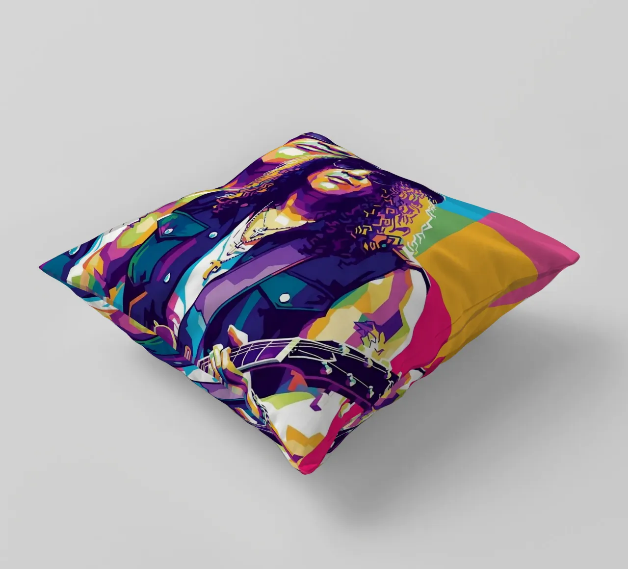 Slash - WPAP art style (5) cuscino da Hantamrata