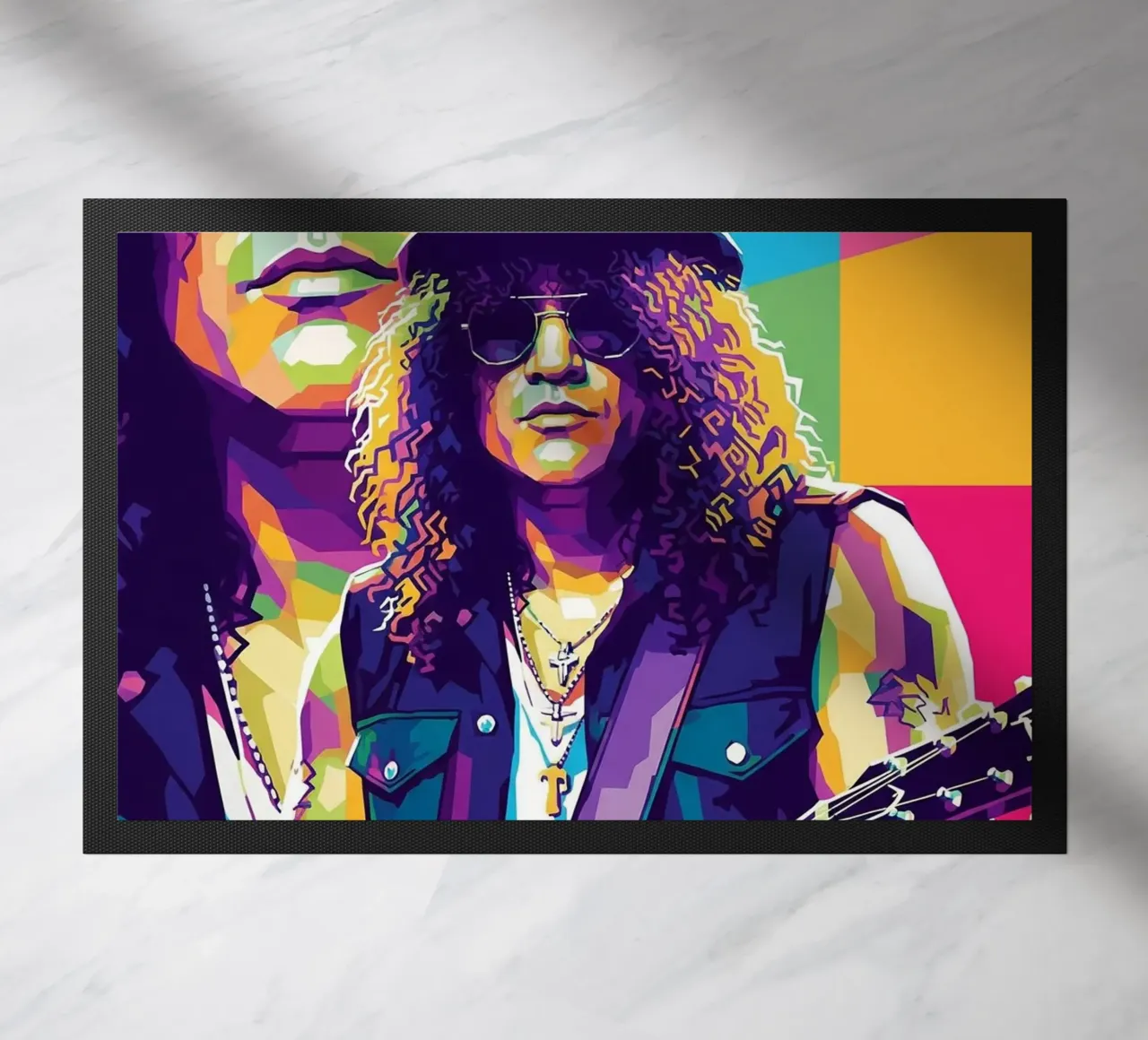 Slash - WPAP art style (5) doormat by Hantamrata
