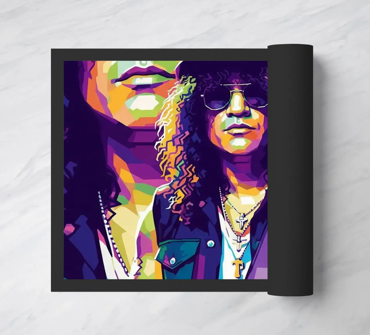 Slash - WPAP art style (5) doormat by Hantamrata