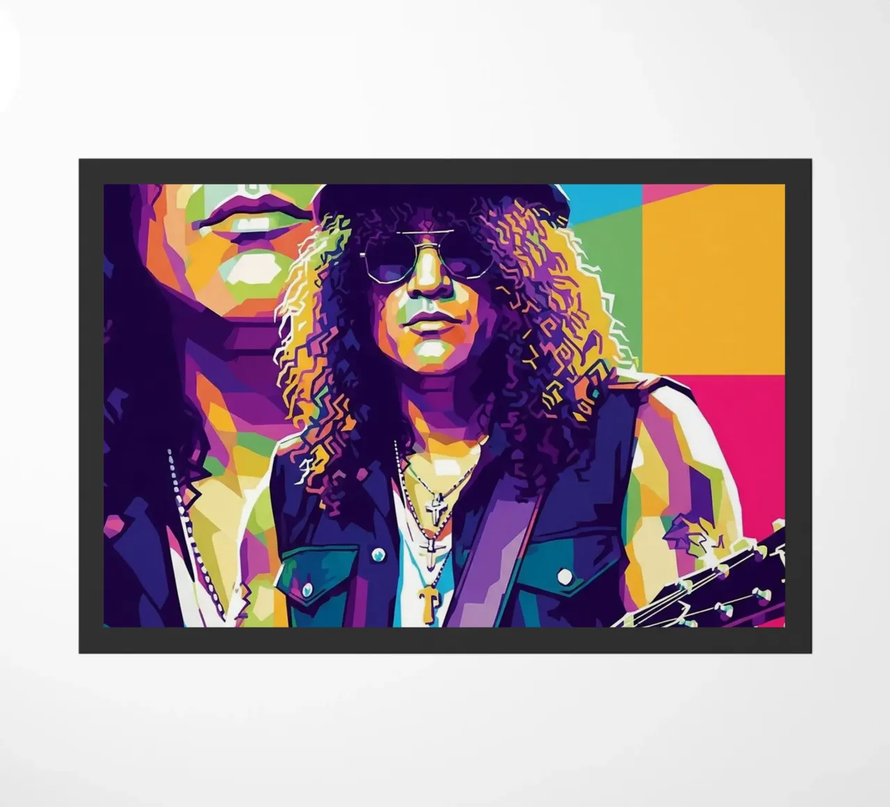 Slash - WPAP art style (5) doormat by Hantamrata