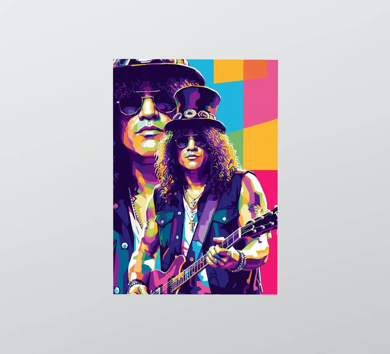 Slash - WPAP art style (5) pegatina de Hantamrata