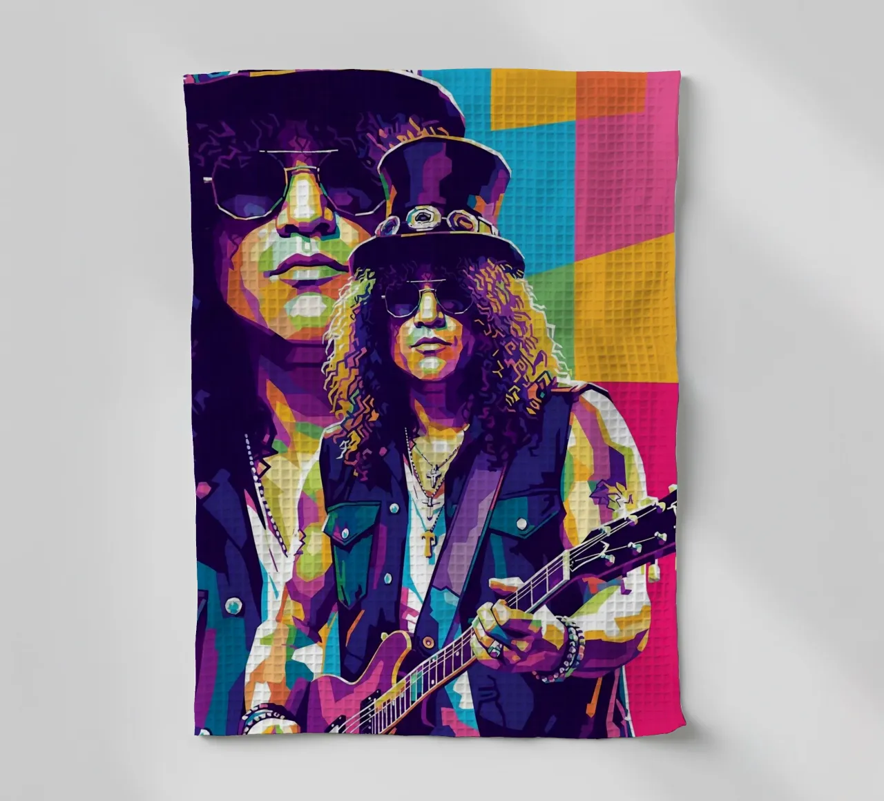 Slash - WPAP art style (5) Geschirrtuch von Hantamrata
