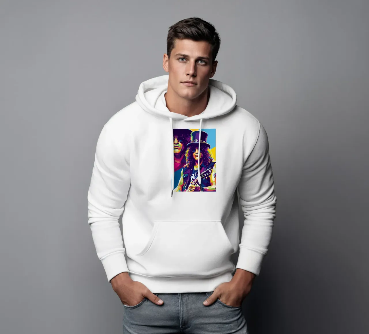 Slash - WPAP art style (6) felpa con cappuccio da Hantamrata