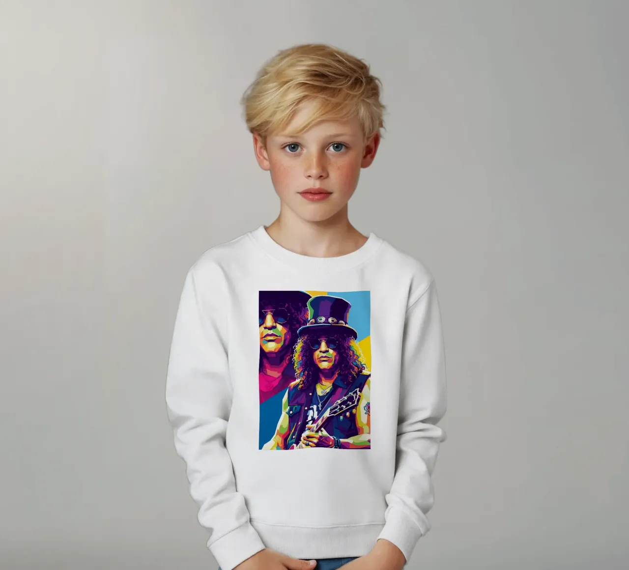 Slash - WPAP art style (6) felpa bambino da Hantamrata