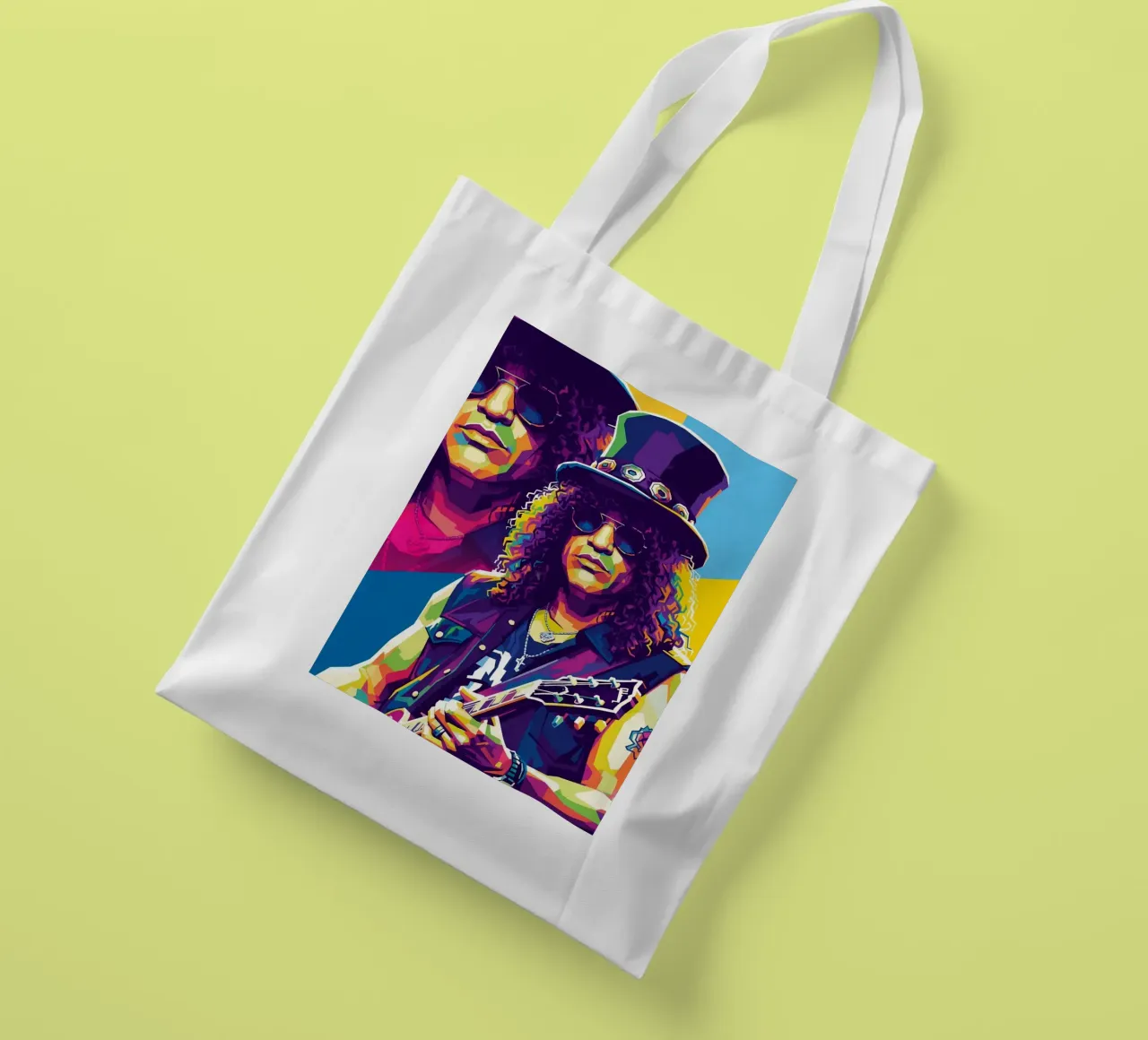 Slash - WPAP art style (6) borsa in juta da Hantamrata