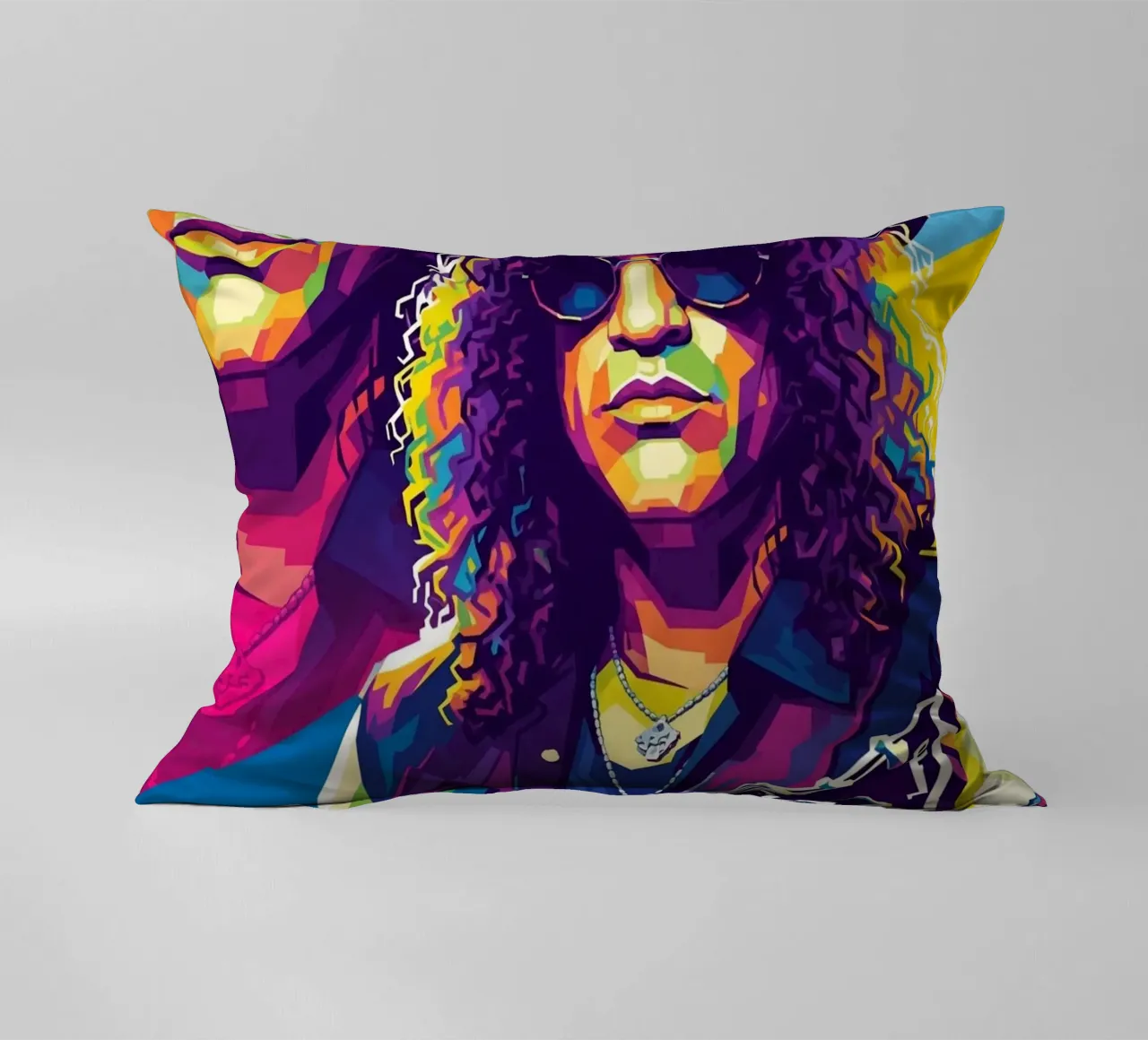 Slash - WPAP art style (6) cuscino da Hantamrata