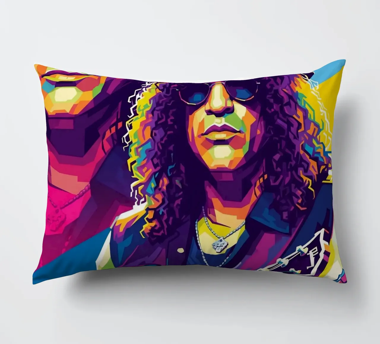 Slash - WPAP art style (6) cuscino da Hantamrata