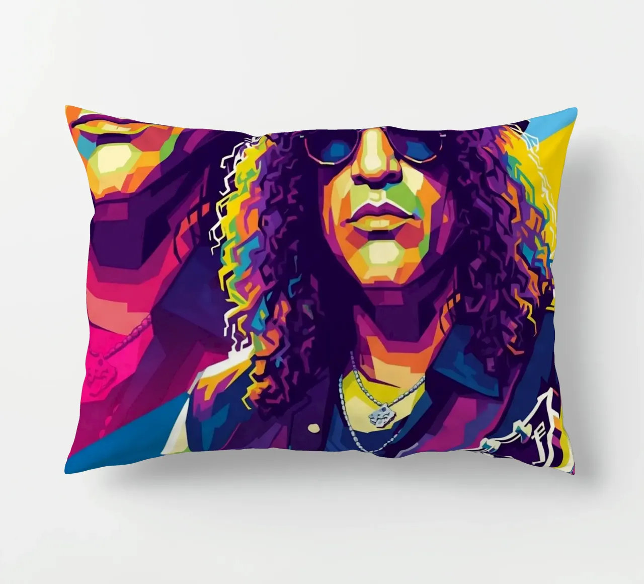 Slash - WPAP art style (6) decorative cushion by Hantamrata
