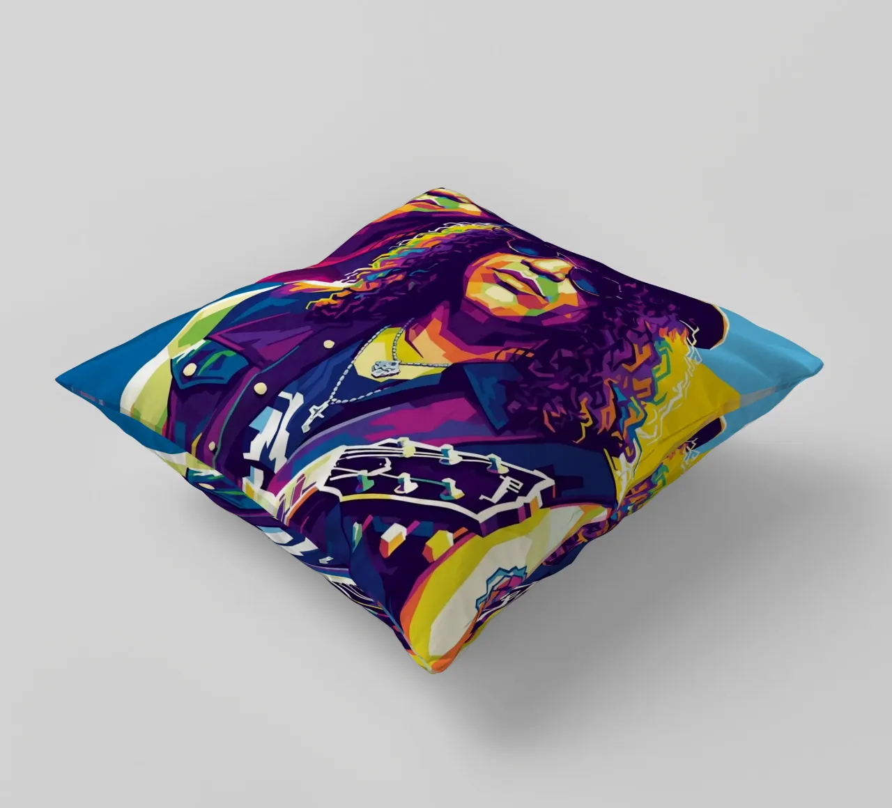 Slash - WPAP art style (6) decorative cushion by Hantamrata