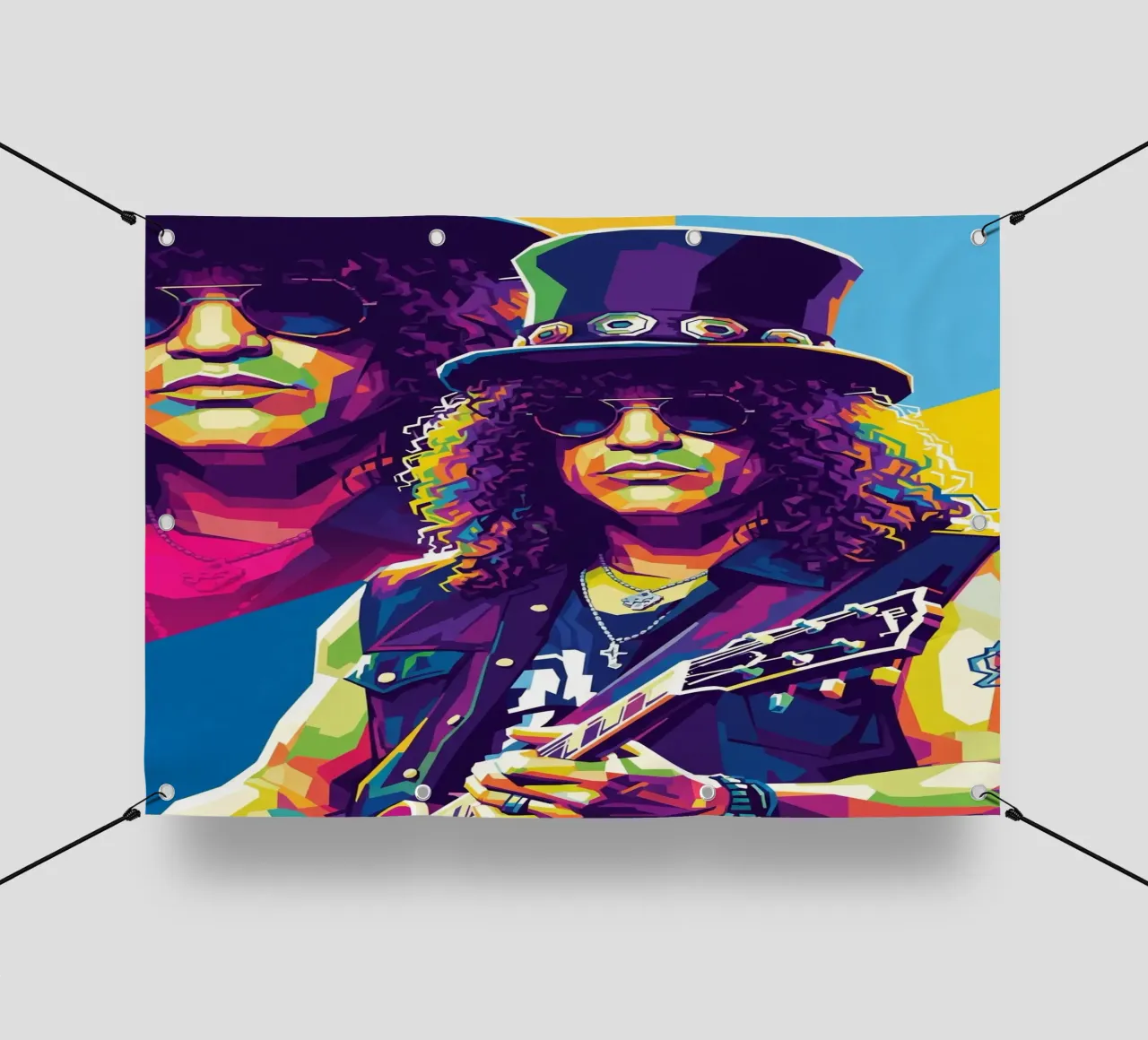 Slash - WPAP art style (6) PVC Plane von Hantamrata