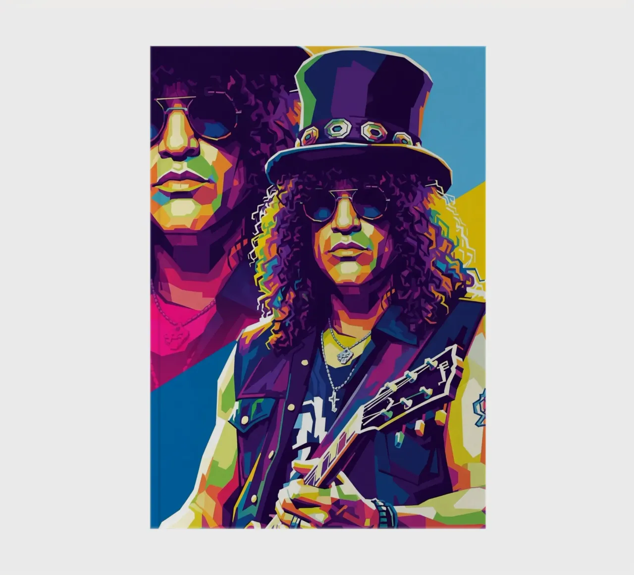 Slash - WPAP art style (6) notebook by Hantamrata