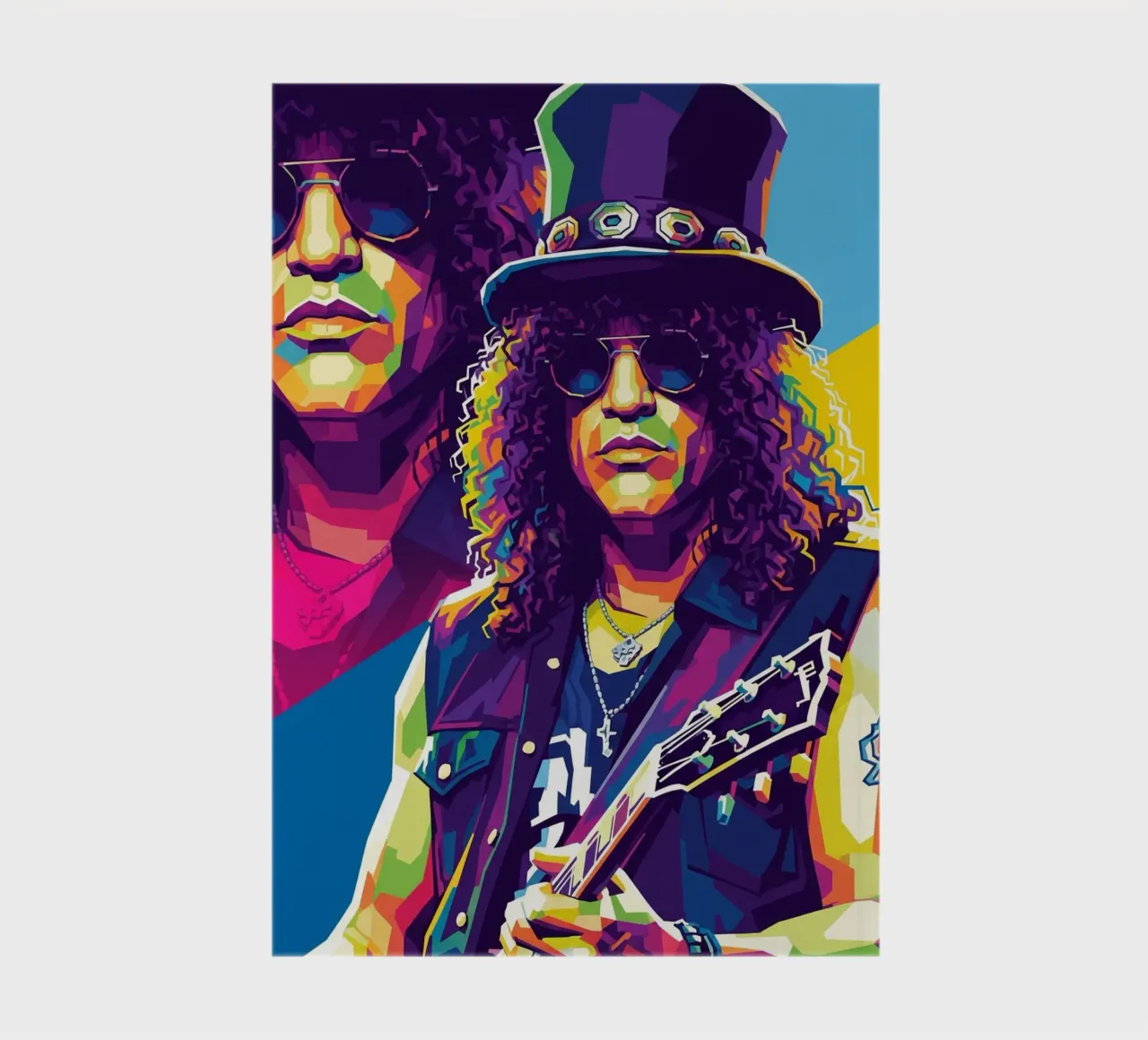 Slash - WPAP art style (6) notebook by Hantamrata