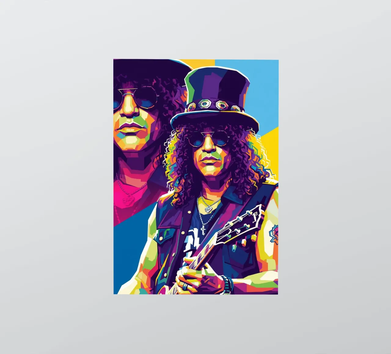 Slash - WPAP art style (6) pegatina de Hantamrata