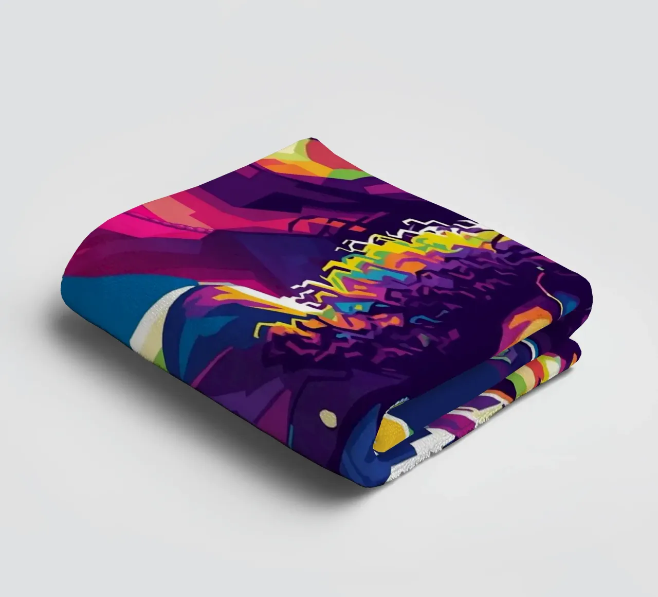 Slash - WPAP art style (6) towel by Hantamrata