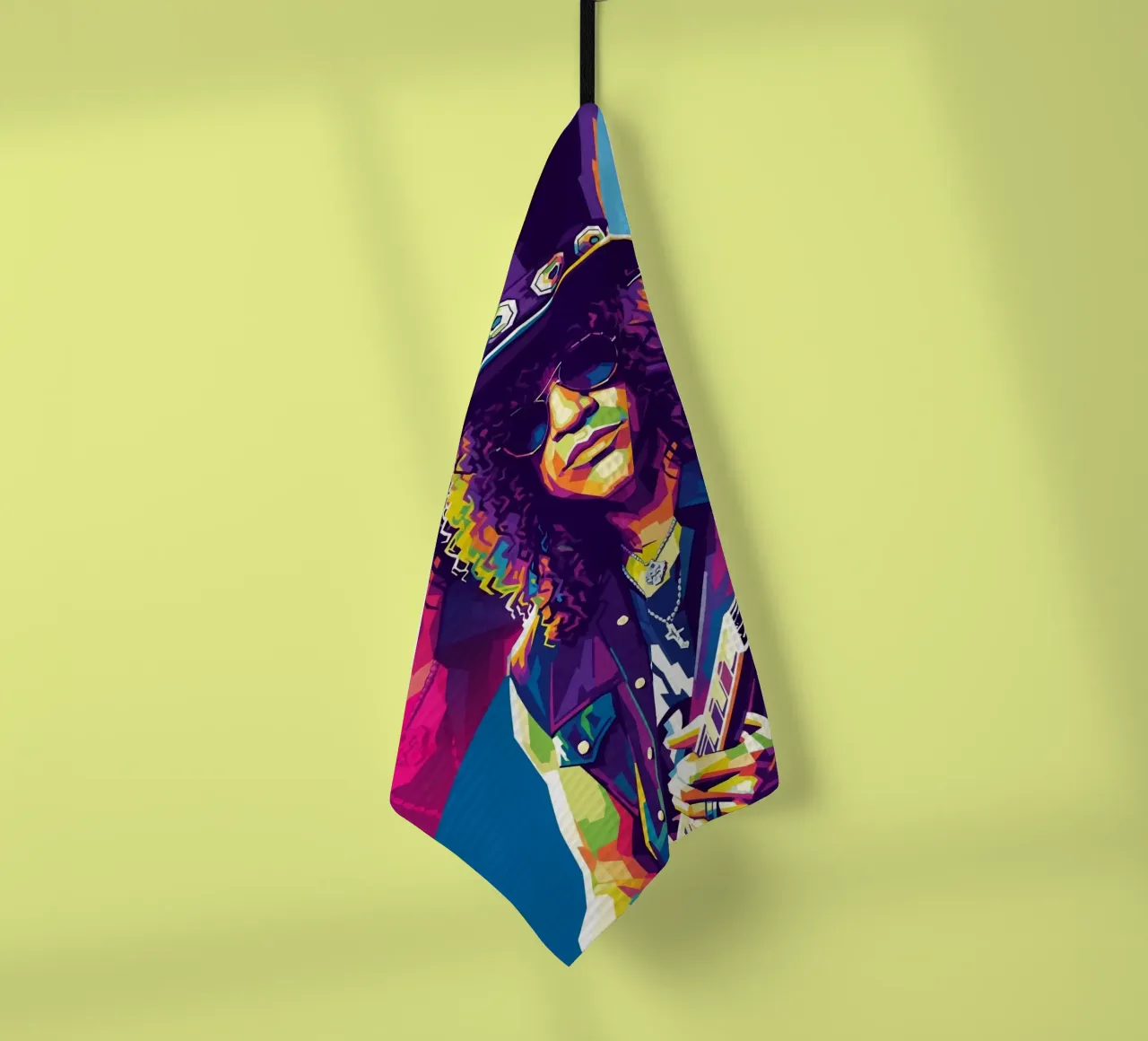 Slash - WPAP art style (6) tea towel by Hantamrata
