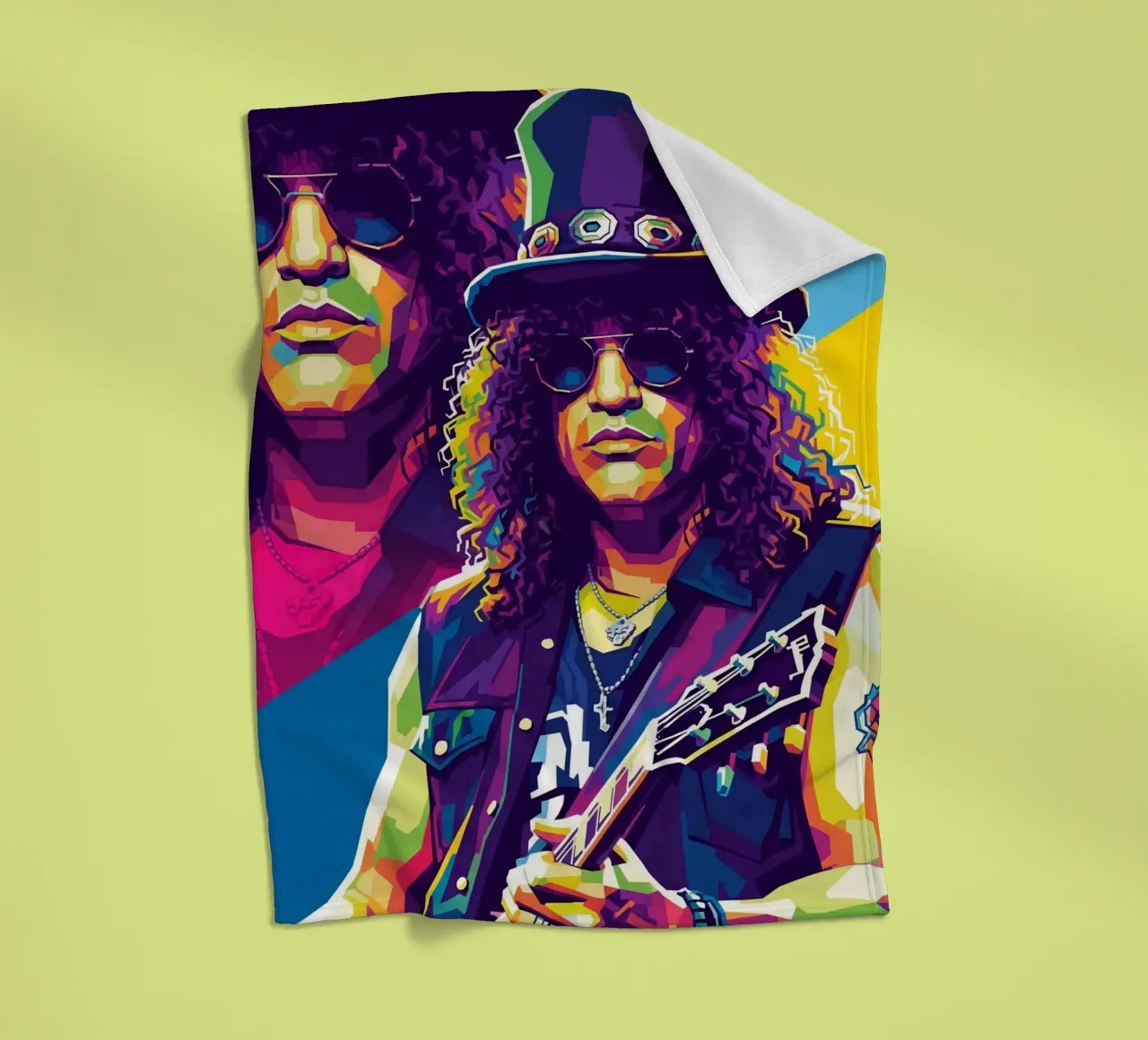 Slash - WPAP art style (6) coperta in pile da Hantamrata
