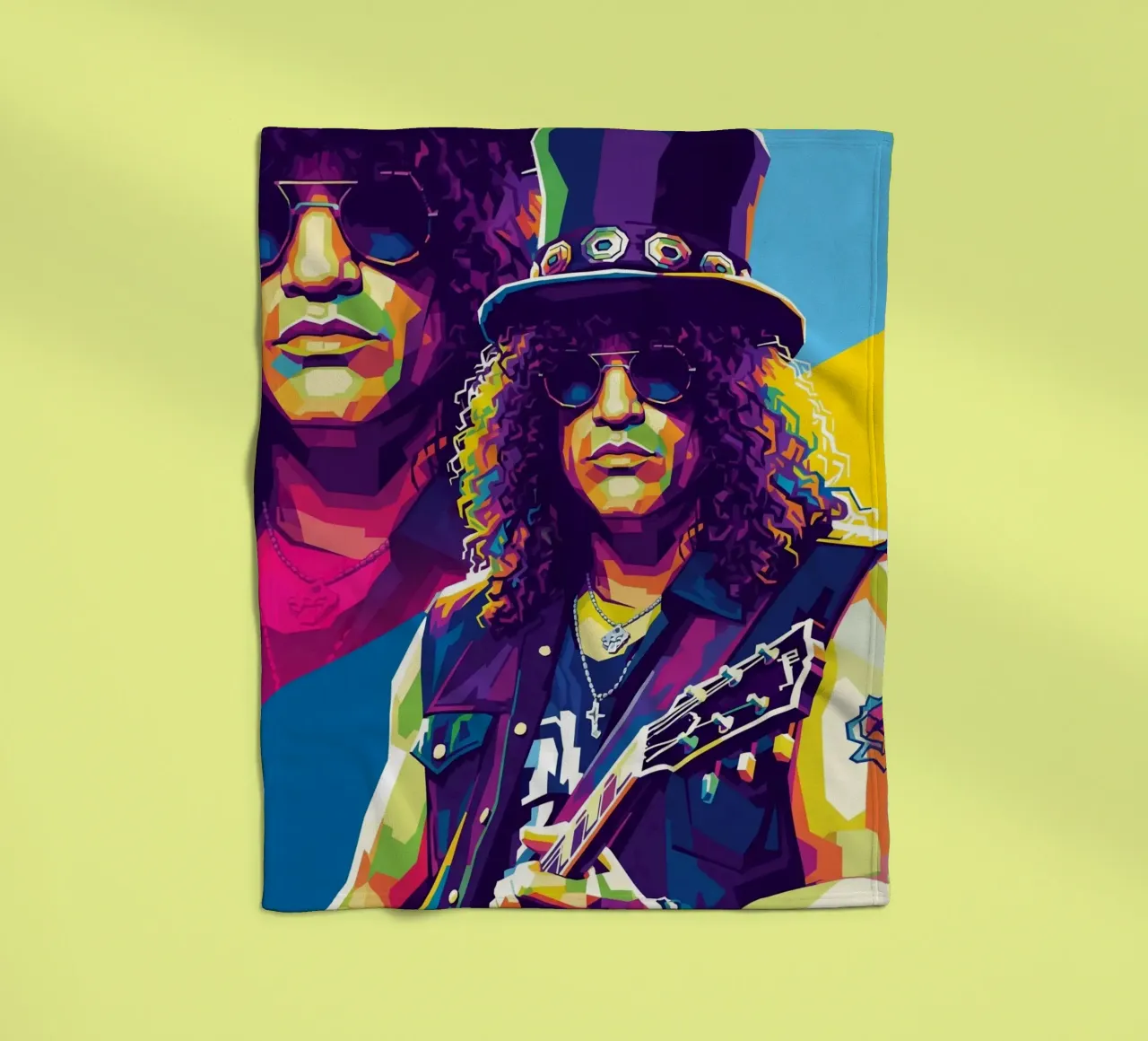 Slash - WPAP art style (6) coperta in pile da Hantamrata