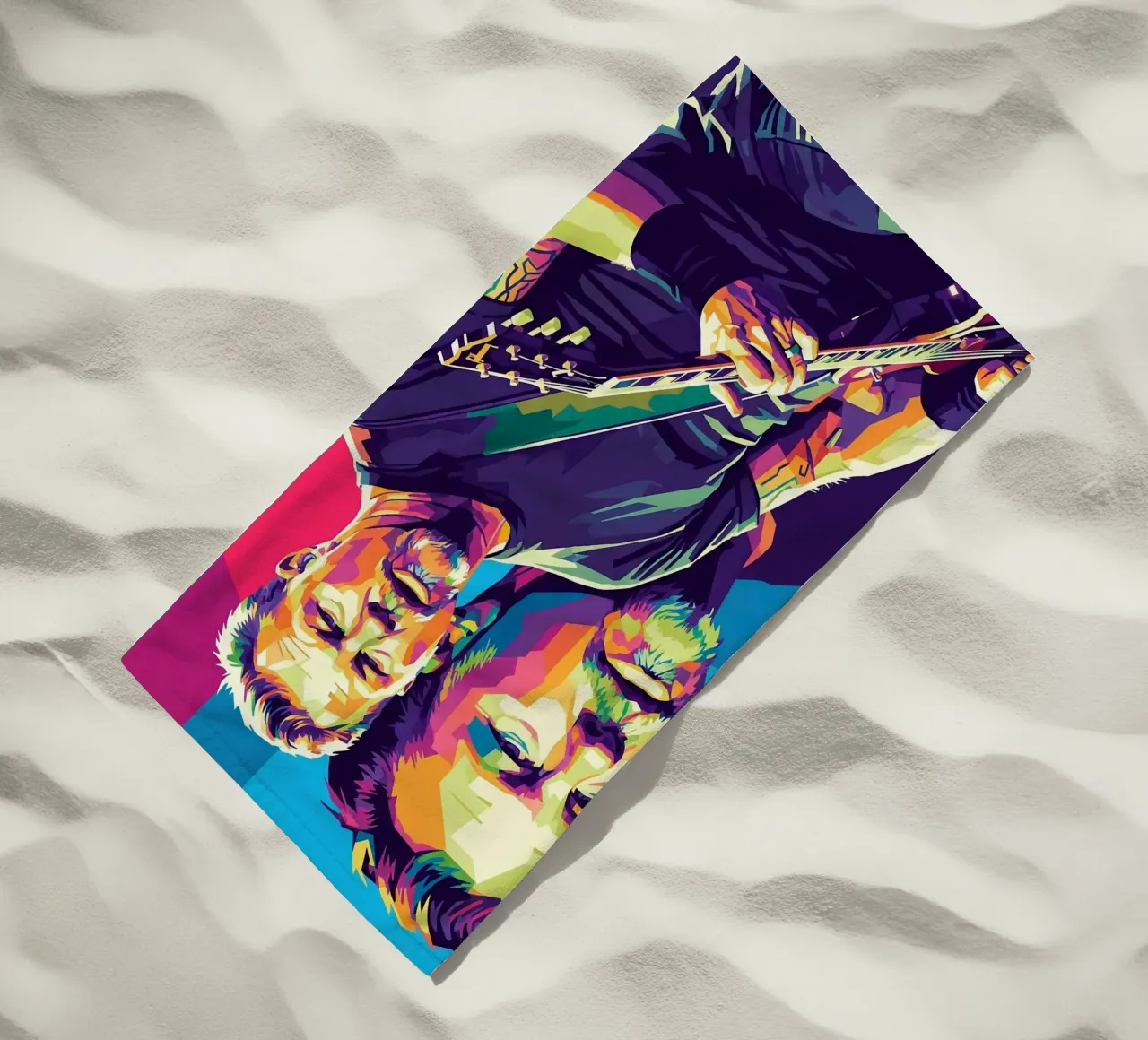 James Hetfield- WPAP art style telo mare da Hantamrata