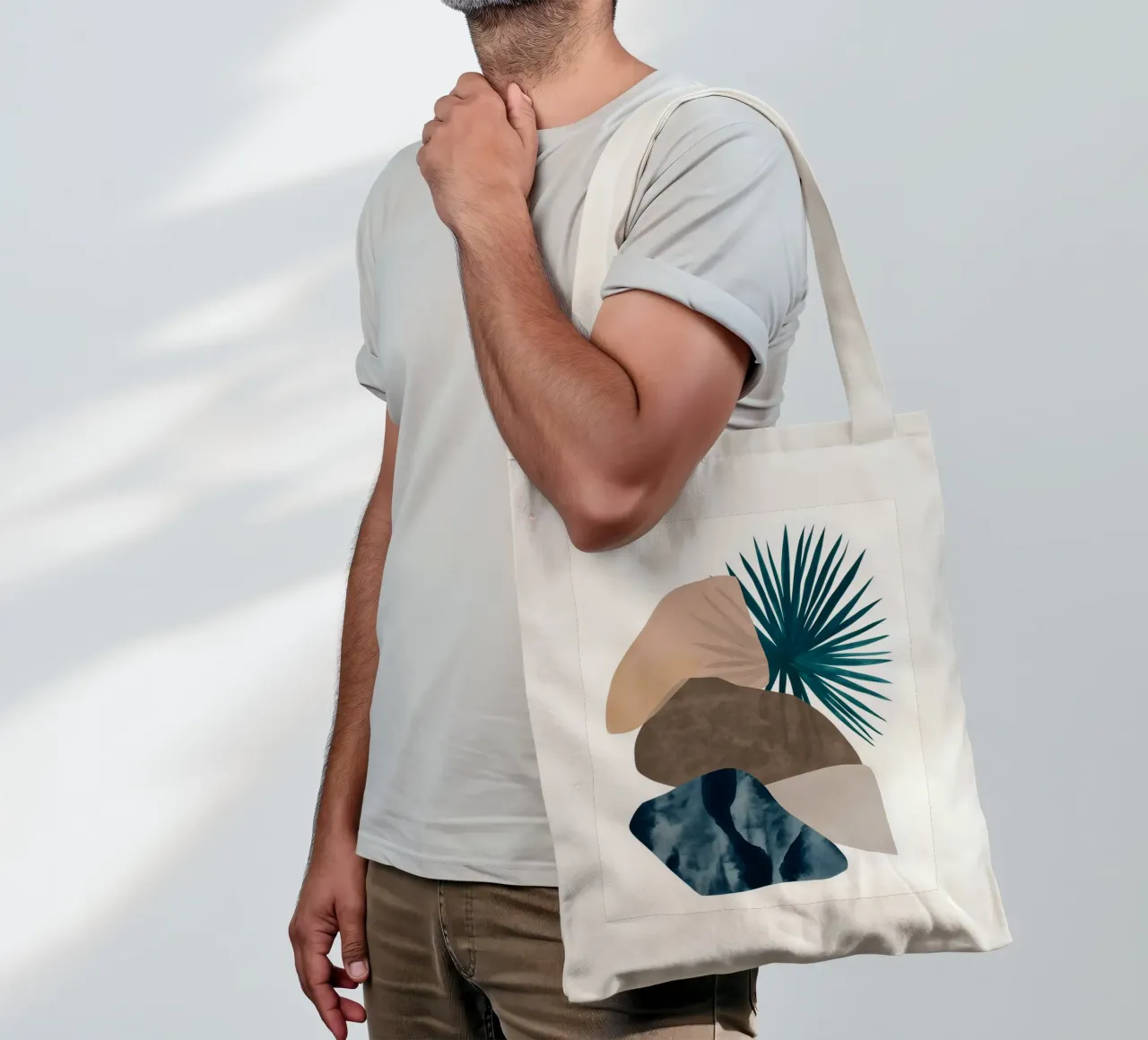 Palm Stack tote bag by Seed & Signal