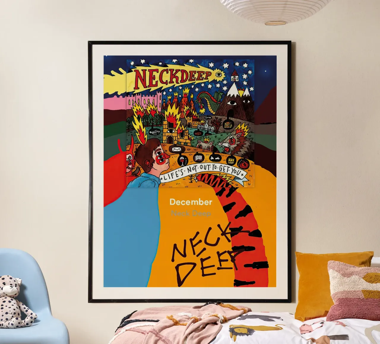 Neck Deep poster da Musadad Shop