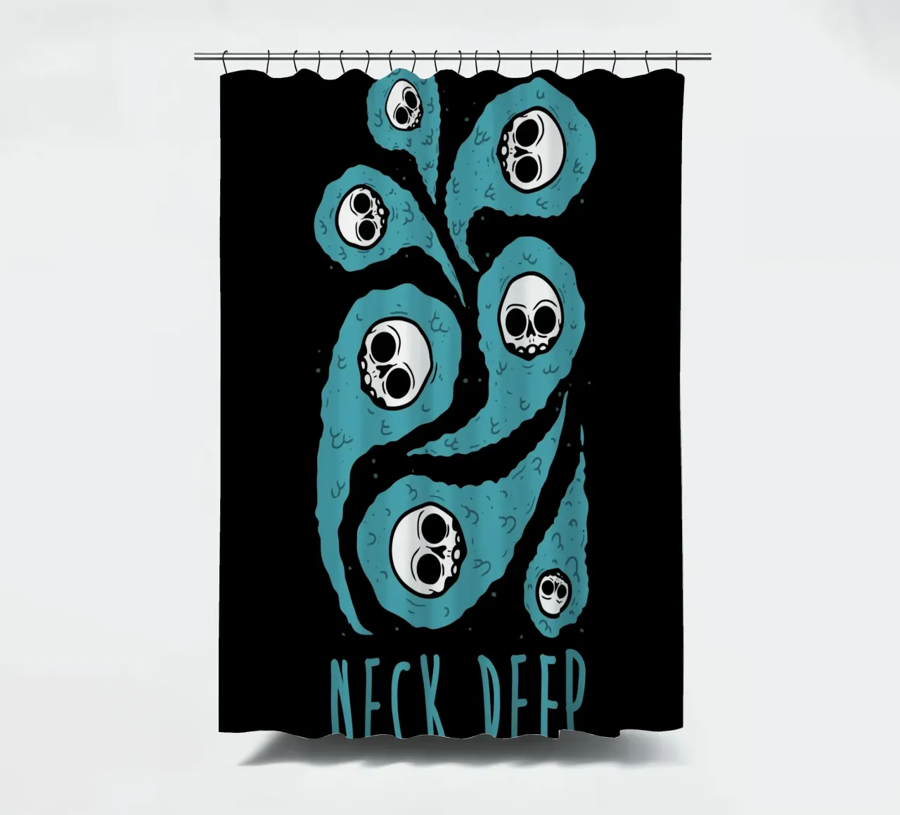 Neck Deep tenda da doccia da Musadad Shop