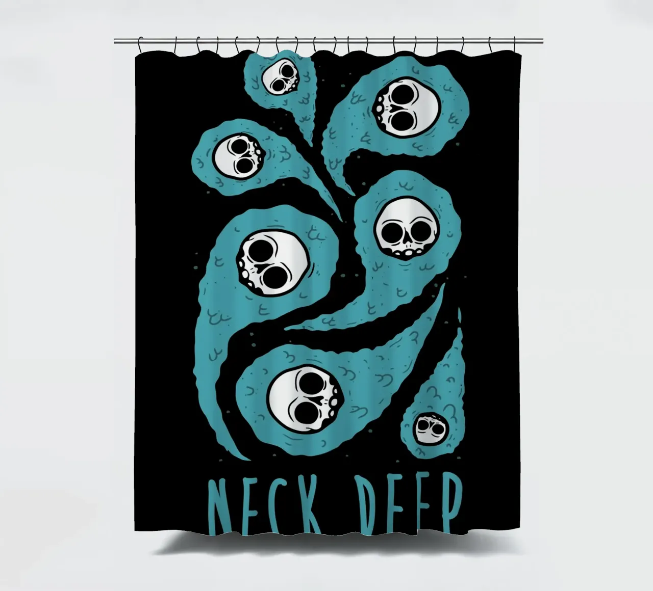 Neck Deep tenda da doccia da Musadad Shop