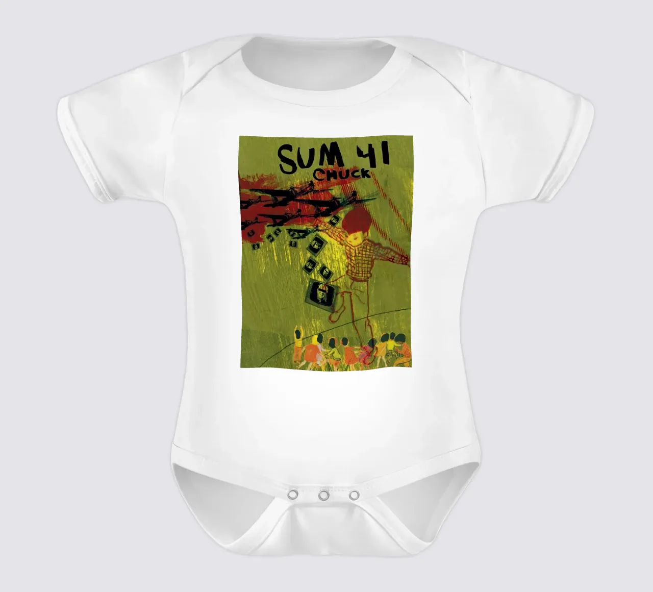 Sum 41 body neonato maniche corte da Musadad Shop
