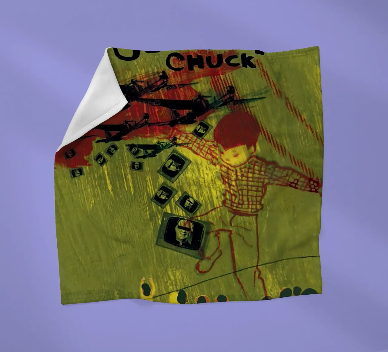 Sum 41 coperta in pile da Musadad Shop
