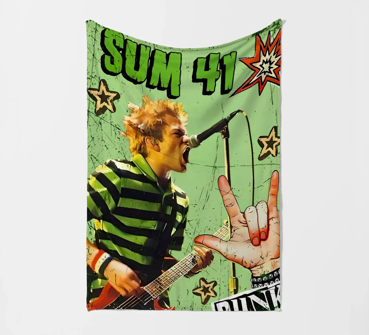 SUM 41 coperta in pile da Musadad Shop