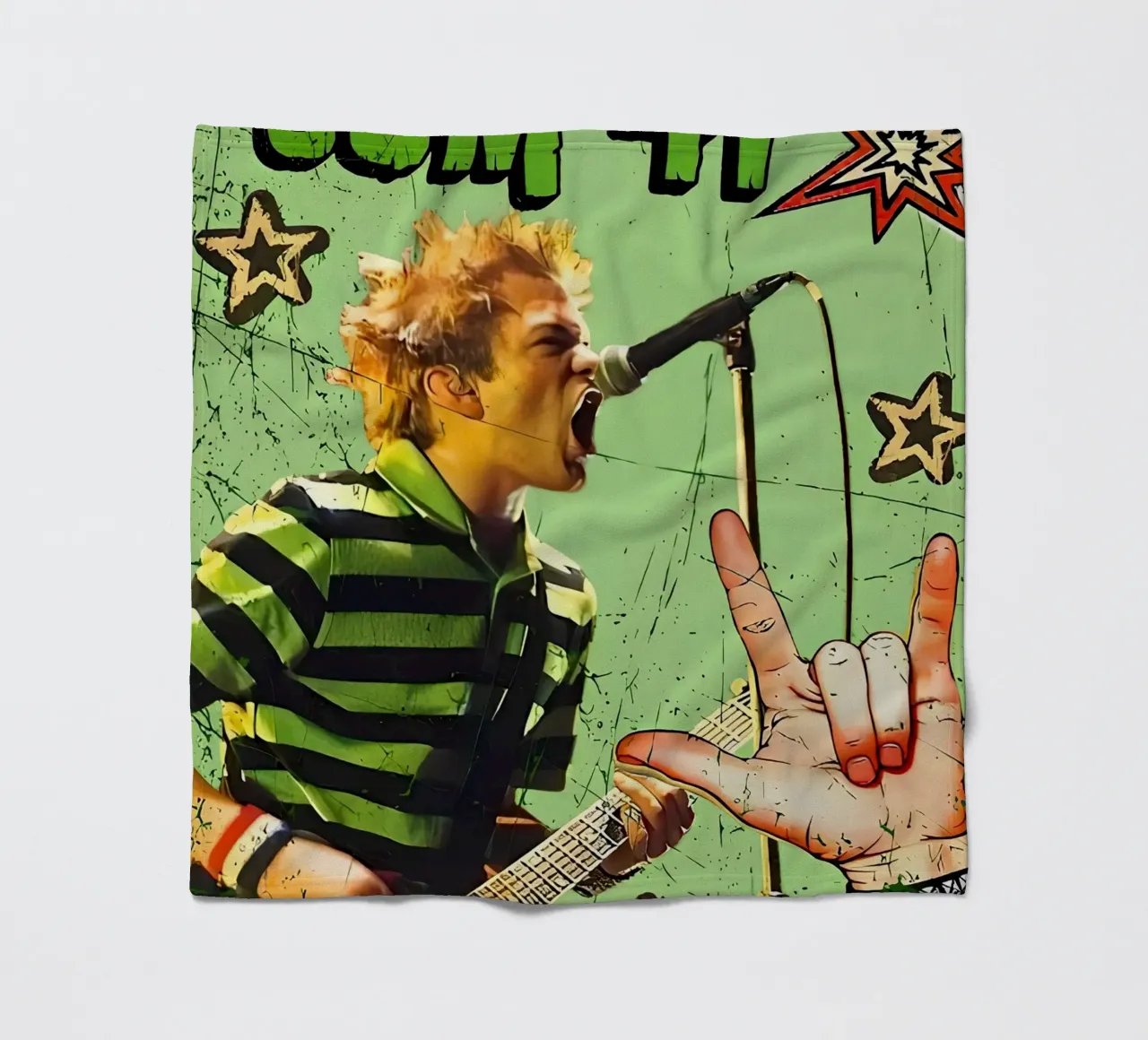 SUM 41 coperta in pile da Musadad Shop
