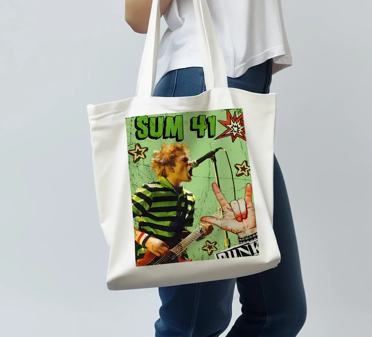 SUM 41 borsa in juta da Musadad Shop