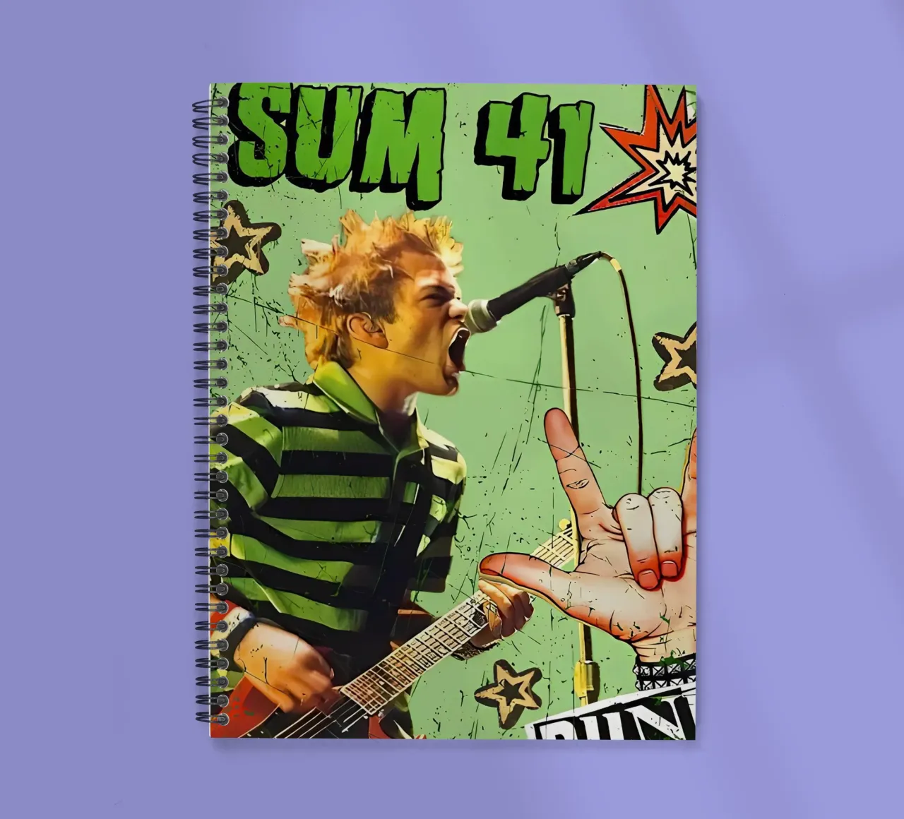 SUM 41 diario ad anelli da Musadad Shop