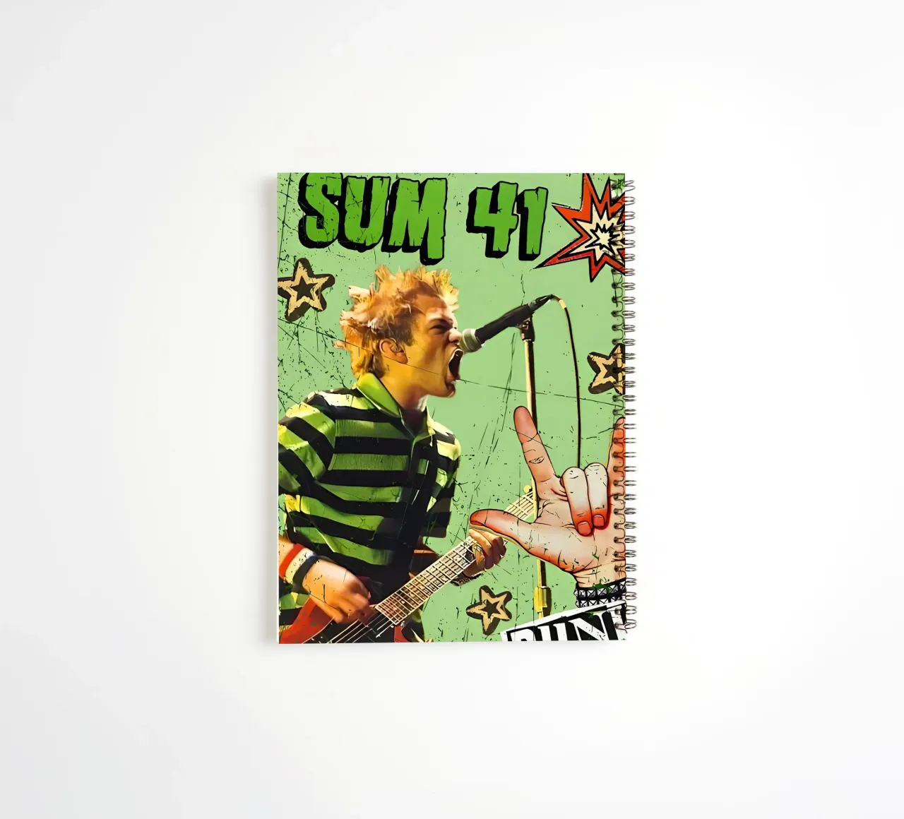 SUM 41 diario ad anelli da Musadad Shop