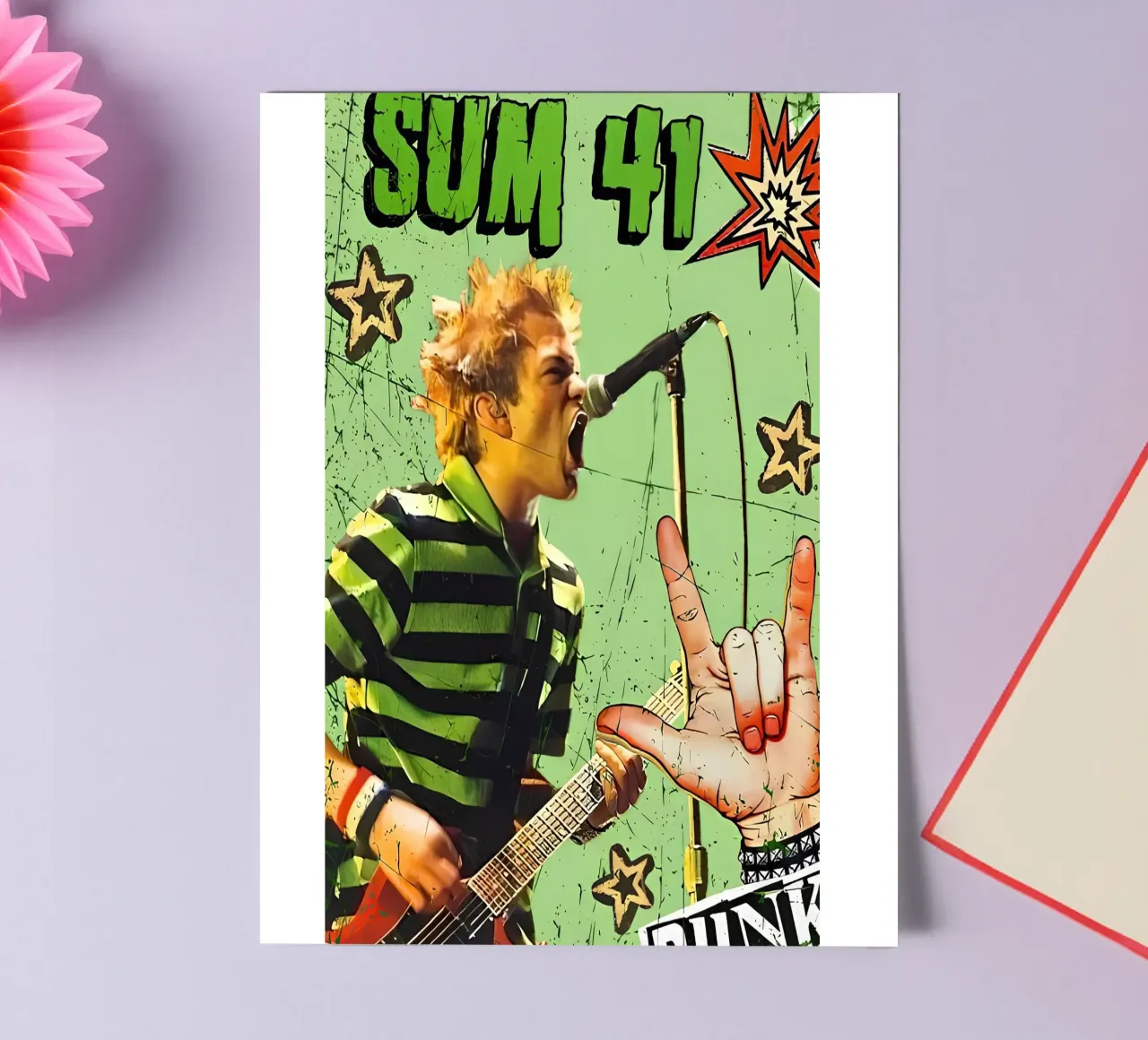 SUM 41 foglio adesivo da Musadad Shop