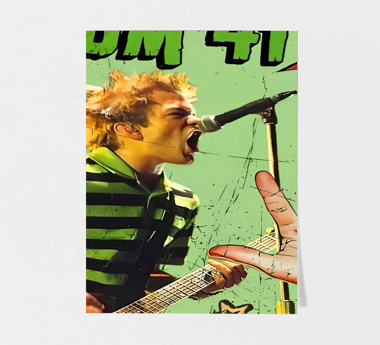 SUM 41 foglio adesivo da Musadad Shop