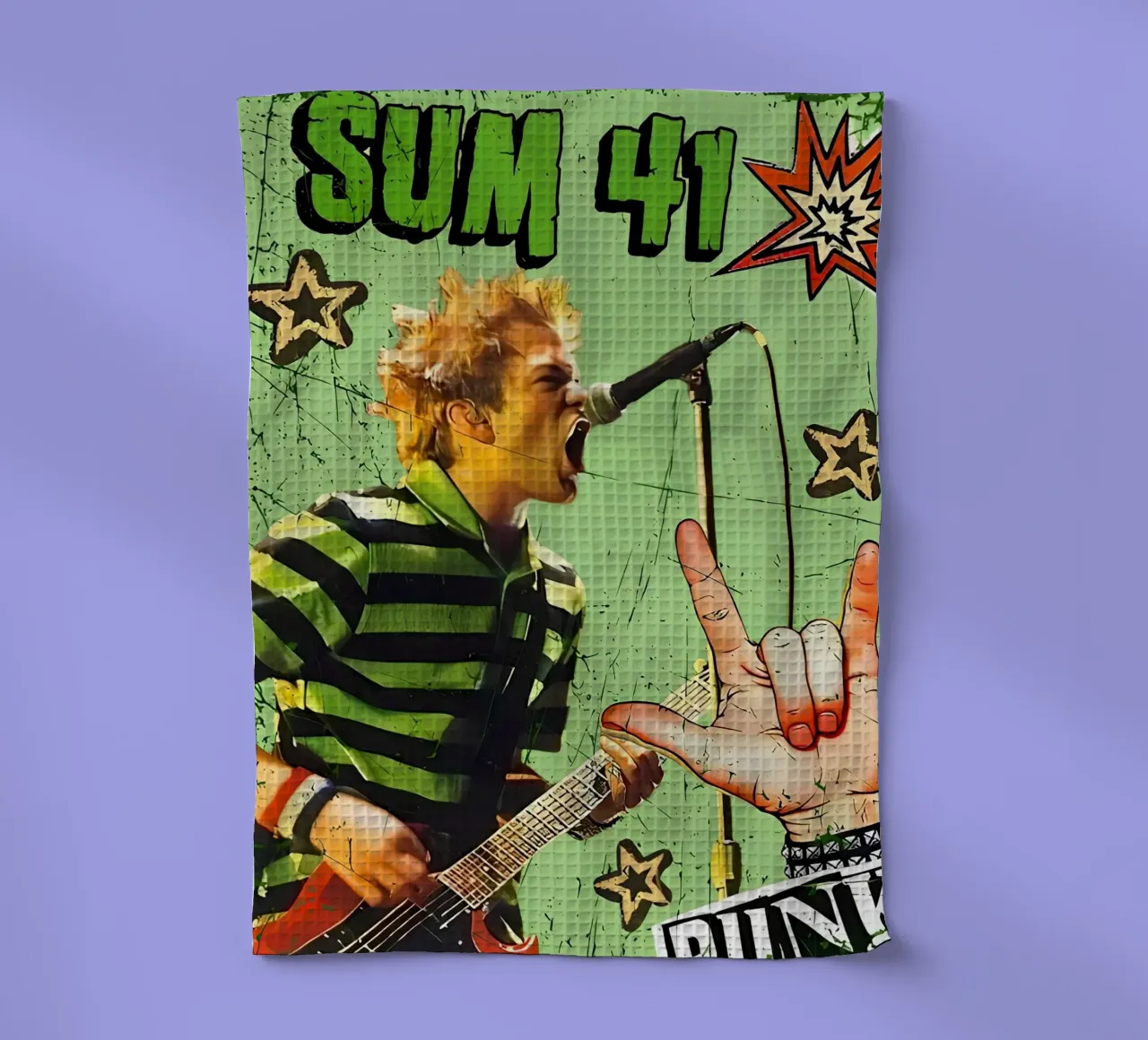 SUM 41 canovaccio da cucina da Musadad Shop