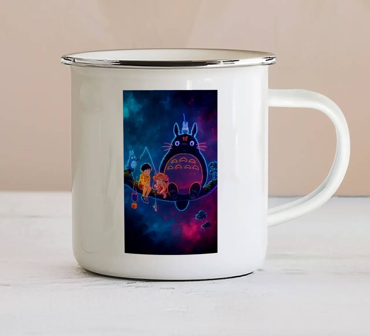 Soul Of my neighbor totoro Totoro tazza in smalto da DGSoulheroes