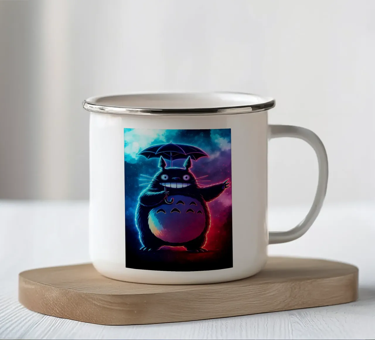 Soul Of my neighbor totoro Totoro tazza in smalto da DGSoulheroes