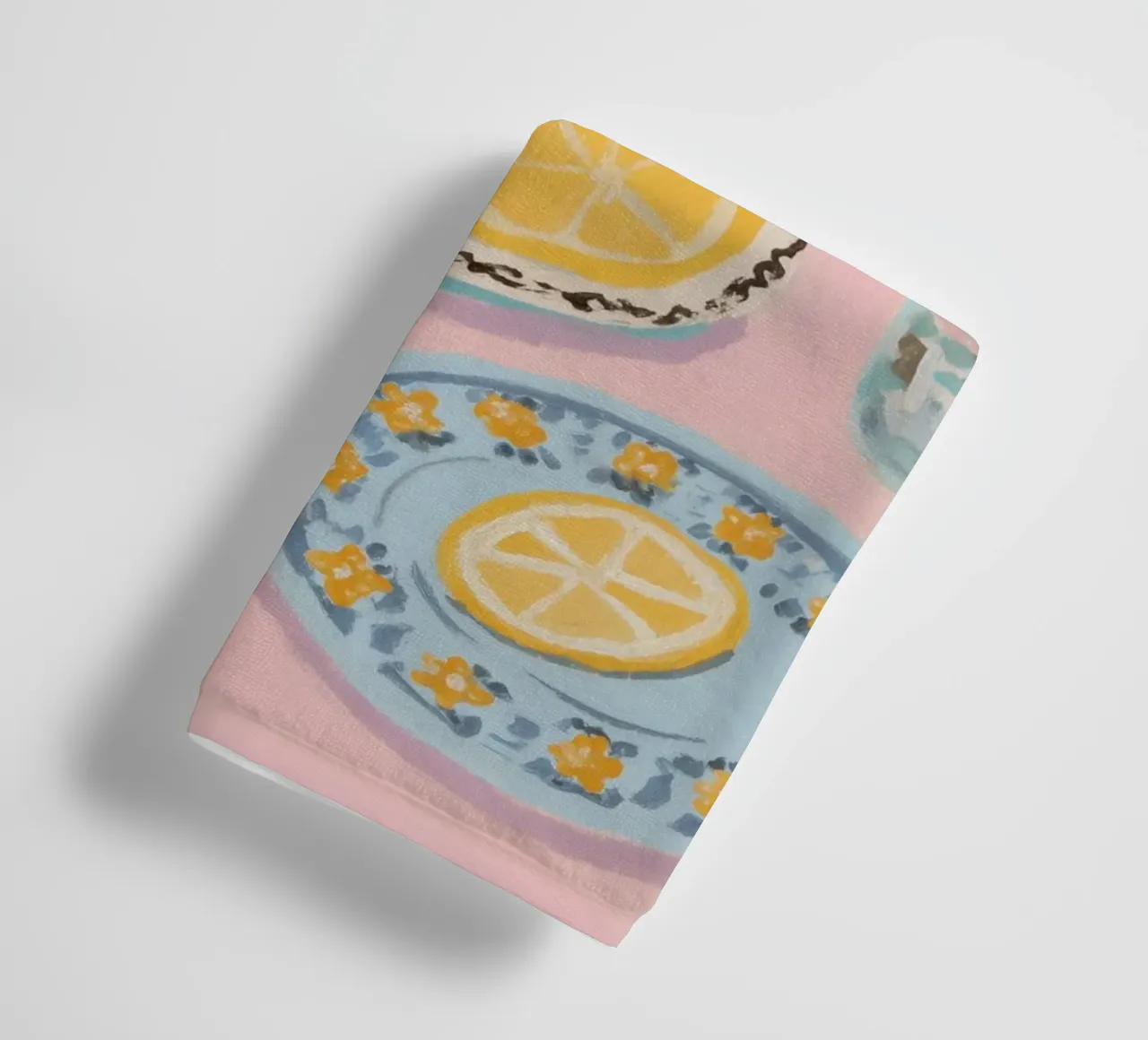Citrus flavours on the table towel by Carinaprint