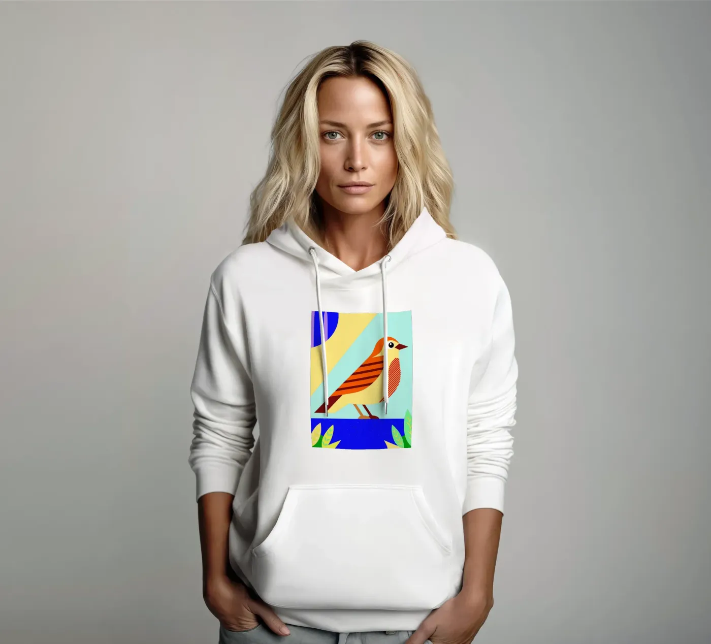 bird vector felpa con cappuccio da Botania