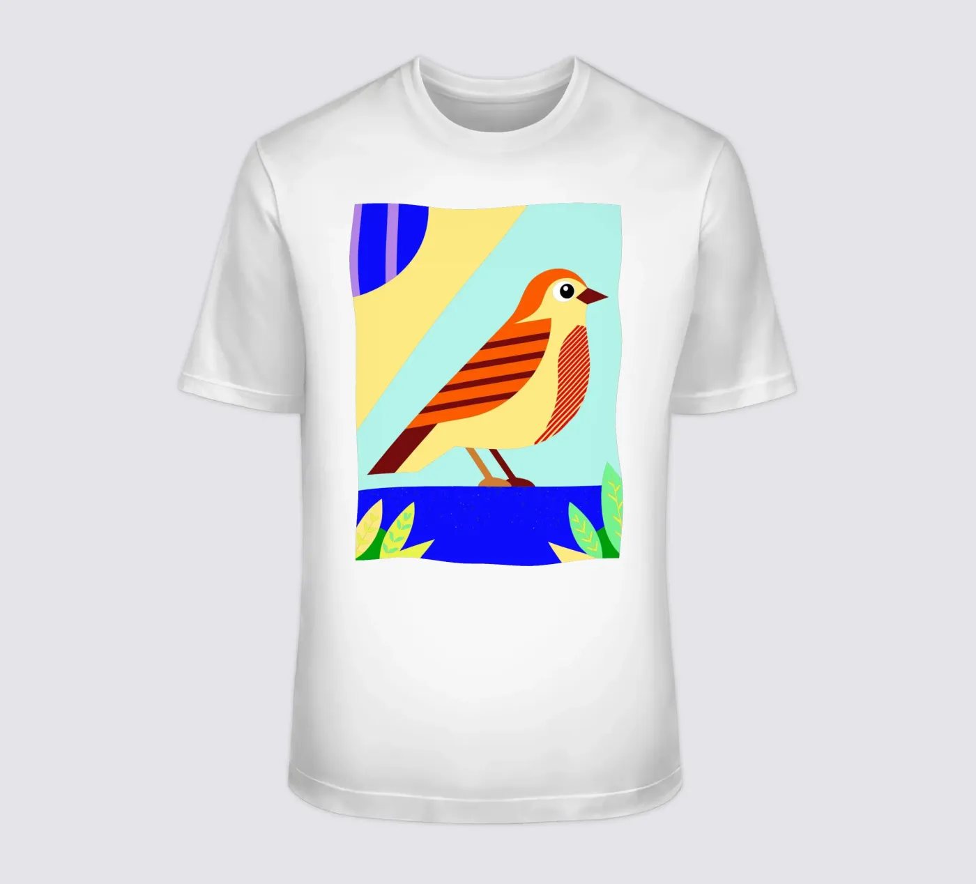 uccello vettoriale t-shirt da Botania