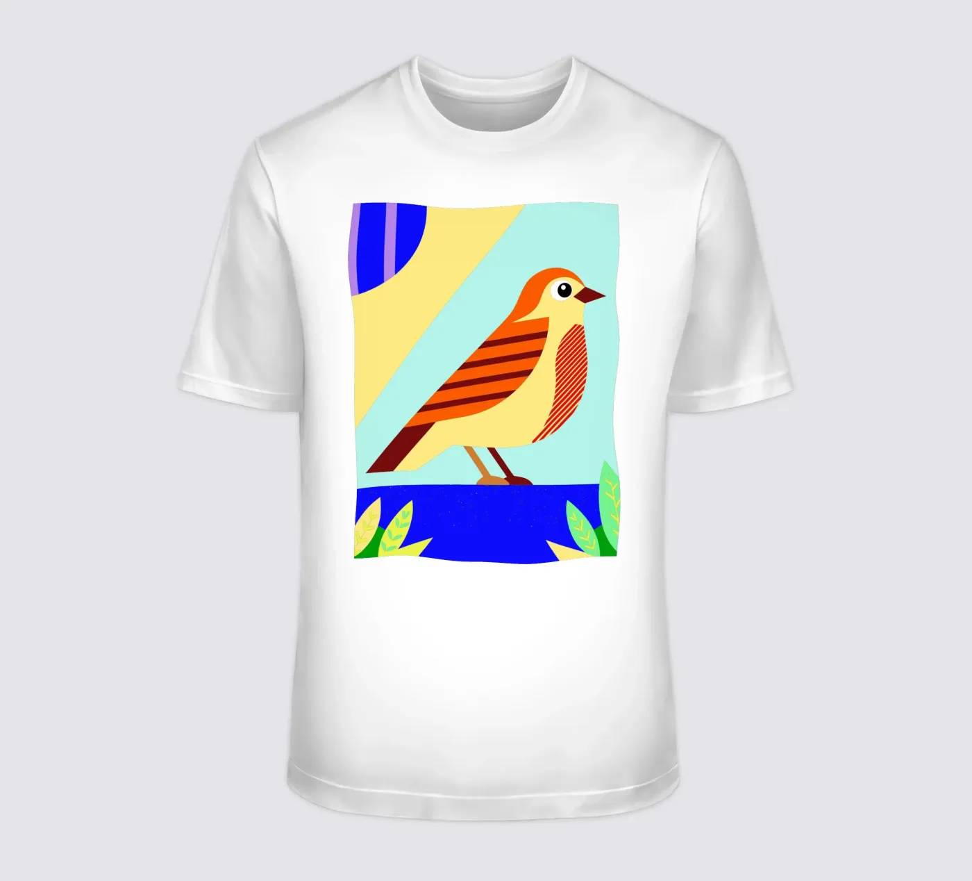 uccello vettoriale t-shirt da Botania