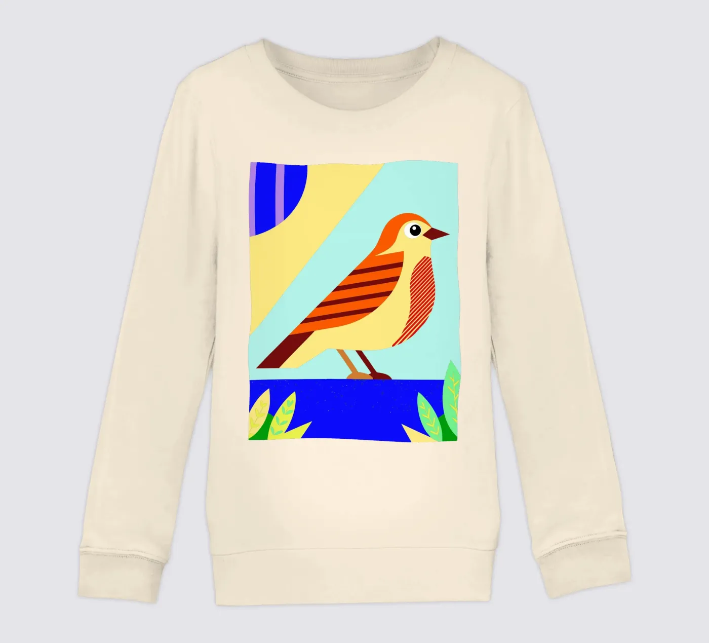 bird vector Kinder Sweatshirt von Botania
