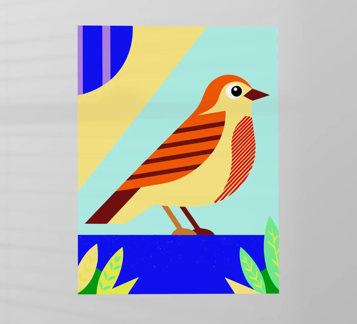 Vogelvektor Backlit Folie von Botania