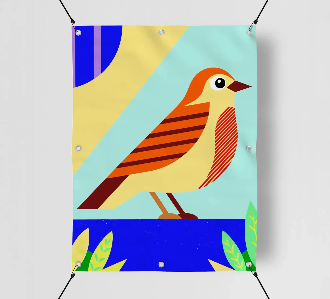 oiseau vectoriel bâche pvc de Botania