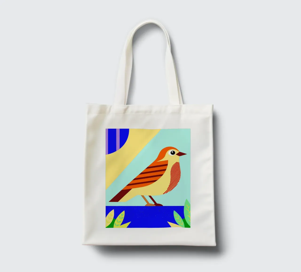 bird vector tote bag by Botania