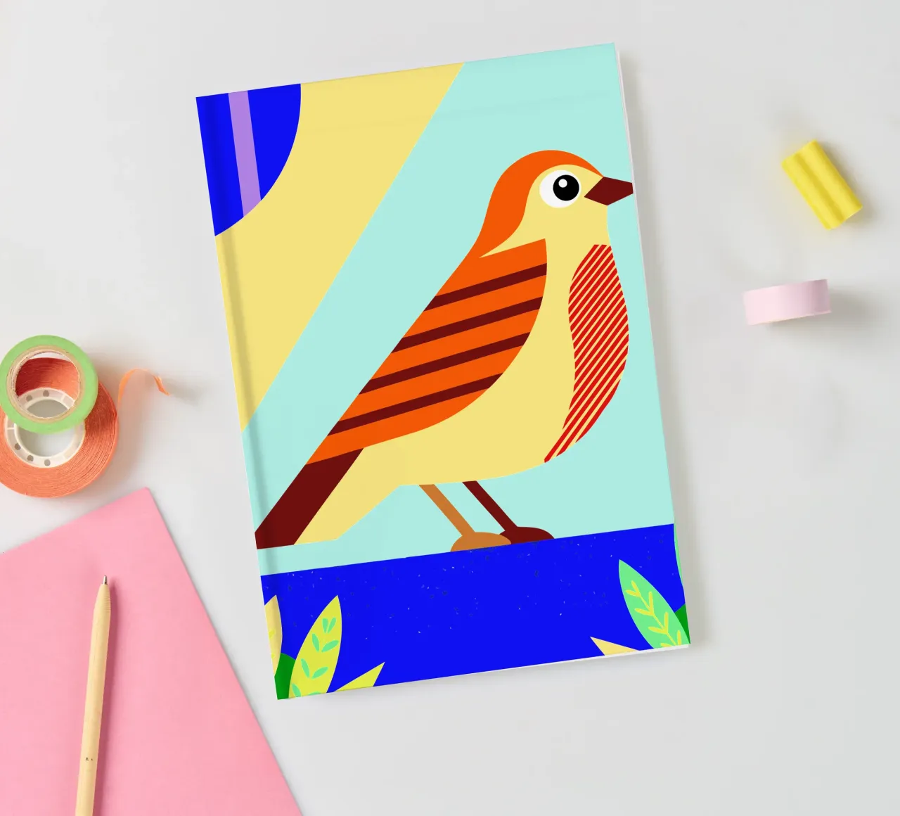 bird vector notebook by Botania